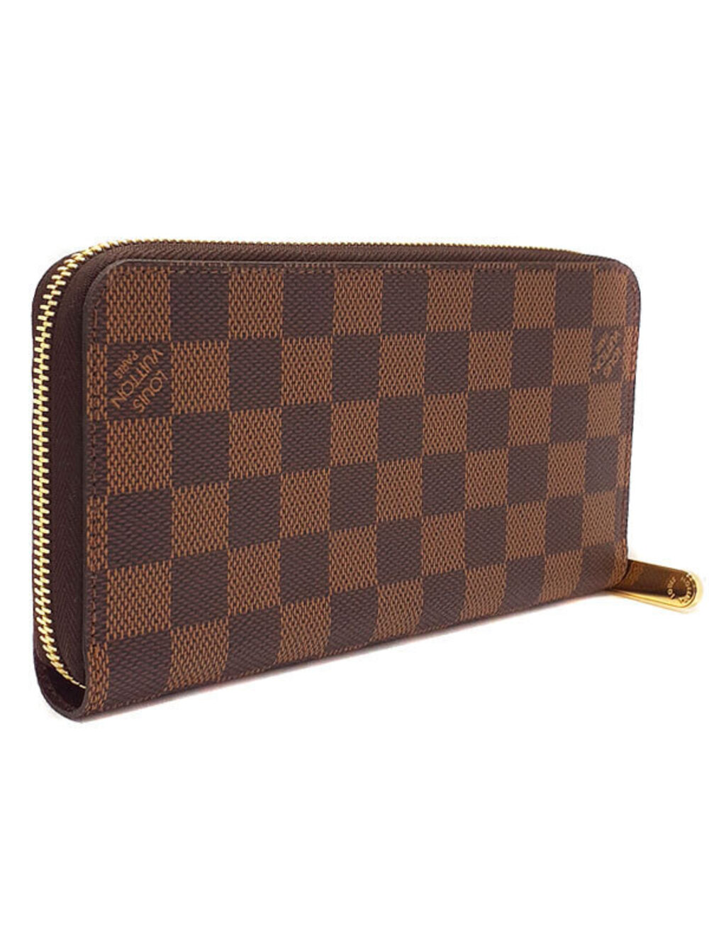 Louis Vuitton Zipper Wallet Round Zippy Long Damier